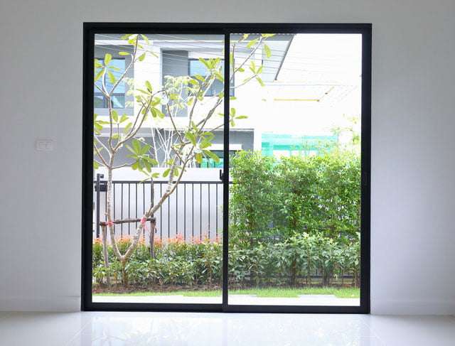 Sliding glass doors