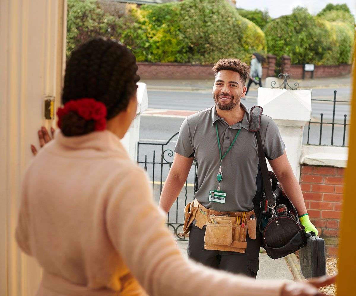 Emergency door glass replacement