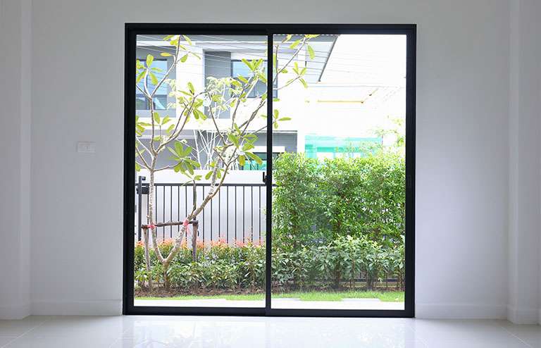 Emergency door glass replacement