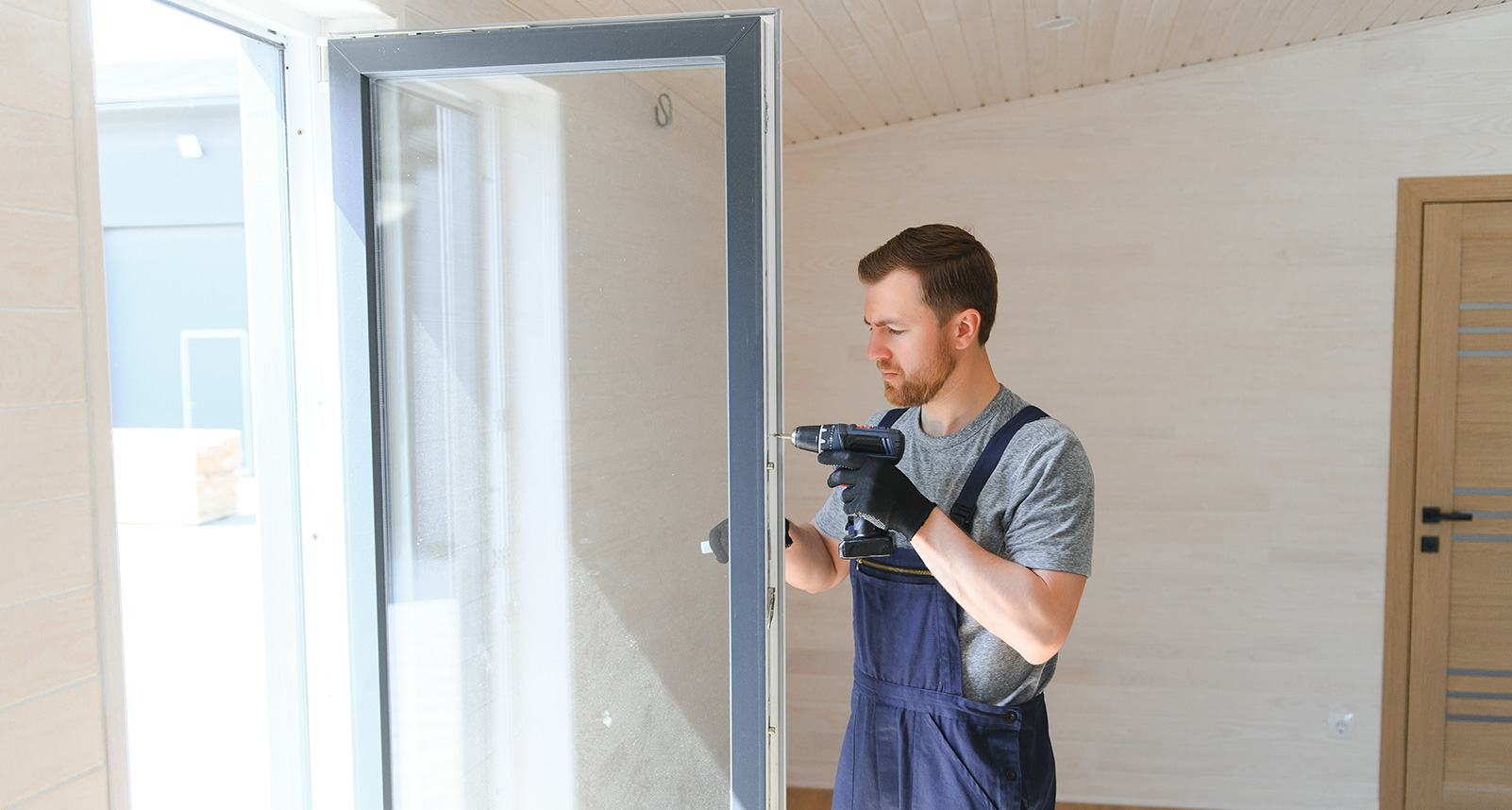 Hinged Door Glass Replacement