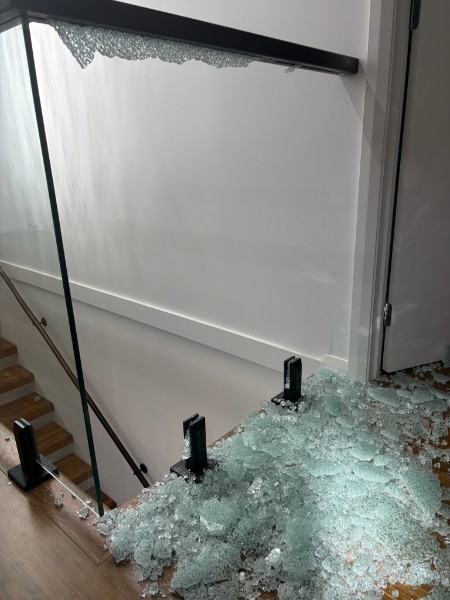 Spontaneous Glass Breakage