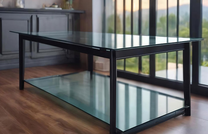 Glass table tops