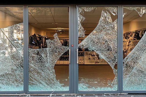 Spontaneous Glass Breakage